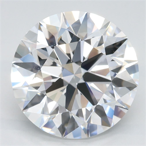 Picture of Lab Grown Diamond 4.47 Carats, Round with Excellent Cut, D Color, IF Clarity and Certified by GIA