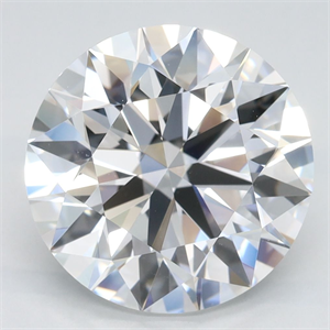 Picture of Lab Grown Diamond 4.47 Carats, Round with Excellent Cut, D Color, IF Clarity and Certified by GIA