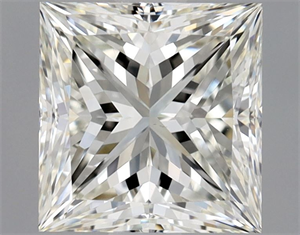 Picture of Natural Diamond 1.50 Carats, Princess with  Cut, J Color, VS1 Clarity and Certified by GIA