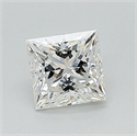 Diamante Natural 0.74 quilates, Princesa , Color F, claridad SI2 y certificado GIA