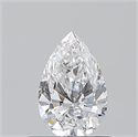 Diamante Natural 0.51 quilates, De pera , Color D, claridad VVS1 y certificado GIA