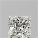 Natural Diamond 0.90 Carats, Princess with  Cut, I Color, SI1 Clarity and Certified by GIA