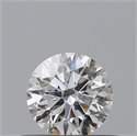 Natural Diamond 0.40 Carats, Round with Excellent Cut, E Color, I1 Clarity and Certified by GIA
