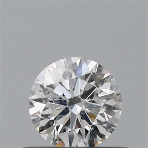 Picture of Natural Diamond 0.40 Carats, Round with Excellent Cut, E Color, I1 Clarity and Certified by GIA