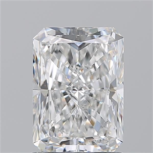 Foto Diamante Natural 1.50 quilates, Radiante , Color E, claridad SI1 y certificado GIA de