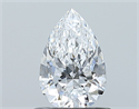 Natural Diamond 0.70 Carats, Pear with  Cut, D Color, VS1 Clarity and Certified by GIA