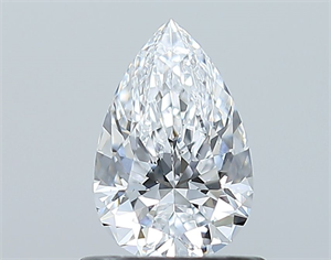 Picture of Natural Diamond 0.70 Carats, Pear with  Cut, D Color, VS1 Clarity and Certified by GIA