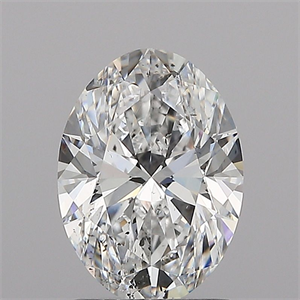 Picture of Natural Diamond 1.50 Carats, Oval with  Cut, D Color, SI2 Clarity and Certified by GIA