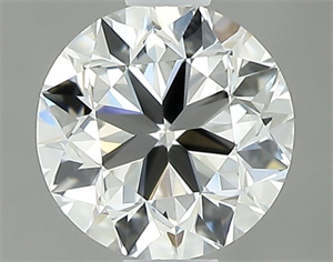 Picture of Natural Diamond 0.70 Carats, Round with Very Good Cut, J Color, IF Clarity and Certified by GIA