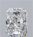 Natural Diamond 0.32 Carats, Radiant with  Cut, F Color, VVS1 Clarity and Certified by GIA