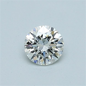 Picture of Natural Diamond 0.46 Carats, Round with Excellent Cut, H Color, VVS1 Clarity and Certified by IGI