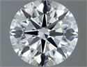 Diamante Natural 0.72 quilates, Redondo , Color F, claridad VS1 y certificado GIA