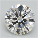 Lab Grown Diamond 1.40 Carats, Round with Ideal Cut, F Color, VS2 Clarity and Certified by IGI