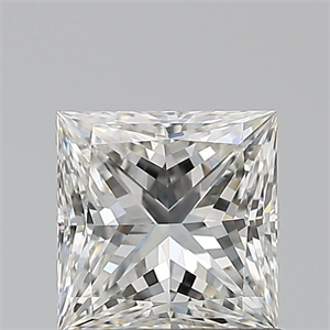 Foto Diamante Natural 0.90 quilates, Princesa , Color H, claridad VVS1 y certificado GIA de