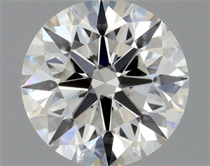 Picture of Natural Diamond 0.52 Carats, Round with Excellent Cut, G Color, VS1 Clarity and Certified by GIA