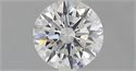 Natural Diamond 0.70 Carats, Round with Excellent Cut, F Color, VVS1 Clarity and Certified by GIA