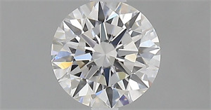 Picture of Natural Diamond 0.70 Carats, Round with Excellent Cut, F Color, VVS1 Clarity and Certified by GIA