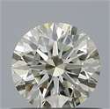 Natural Diamond 0.51 Carats, Round with Excellent Cut, J Color, VS1 Clarity and Certified by IGI