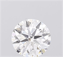 Lab Grown Diamond 1.09 Carats, Round with Ideal Cut, D Color, VVS1 Clarity and Certified by IGI