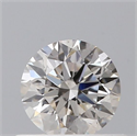 Diamante Natural 0.43 quilates, Redondo , Color J, claridad SI1 y certificado GIA