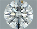 Natural Diamond 2.00 Carats, Round with Excellent Cut, H Color, VS2 Clarity and Certified by IGI