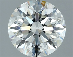 Picture of Natural Diamond 2.00 Carats, Round with Excellent Cut, H Color, VS2 Clarity and Certified by IGI