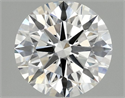 Del inventario de diamantes de laboratorio, 1.53 quilates, Redondo , Color E, claridad VS1 y certificado IGI