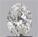 Diamante Natural 0.70 quilates, Ovalado , Color H, claridad SI1 y certificado GIA