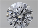 Natural Diamond 0.83 Carats, Round with Excellent Cut, D Color, VS2 Clarity and Certified by GIA
