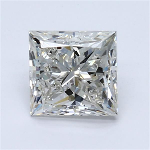 Picture of Natural Diamond 1.20 Carats, Princess with  Cut, I Color, VS1 Clarity and Certified by GIA
