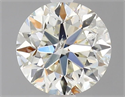 Natural Diamond 1.01 Carats, Round with Very Good Cut, L Color, I1 Clarity and Certified by GIA