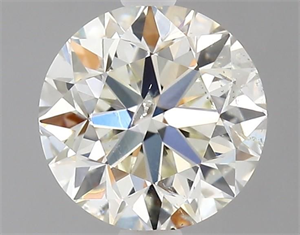 Picture of Natural Diamond 1.01 Carats, Round with Very Good Cut, L Color, I1 Clarity and Certified by GIA