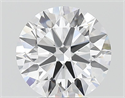 Lab Grown Diamond 3.52 Carats, Round with Ideal Cut, D Color, VVS2 Clarity and Certified by IGI