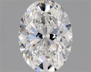 Picture of Natural Diamond 0.50 Carats, Oval with  Cut, E Color, IF Clarity and Certified by GIA