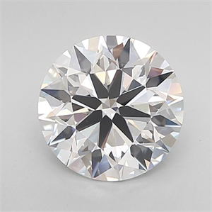 Picture of Lab Grown Diamond 2.51 Carats, Round with Ideal Cut, D Color, VVS1 Clarity and Certified by IGI