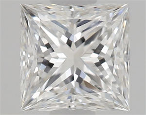 Foto Diamante Natural 0.53 quilates, Princesa , Color E, claridad VS2 y certificado GIA de