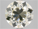 Diamante Natural 3.01 quilates, Redondo , Color L, claridad VVS1 y certificado HRD