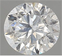 Natural Diamond 1.00 Carats, Round with Very Good Cut, F Color, I1 Clarity and Certified by IGI
