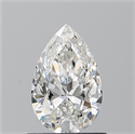Natural Diamond 0.82 Carats, Pear with  Cut, G Color, SI1 Clarity and Certified by GIA