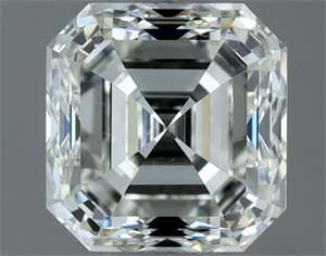 Picture of Natural Diamond 1.00 Carats, Asscher with  Cut, H Color, VS2 Clarity and Certified by IGI