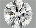 Lab Grown Diamond 0.98 Carats, Round with Excellent Cut, E Color, VVS2 Clarity and Certified by IGI