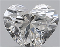 Natural Diamond 0.31 Carats, Heart with  Cut, E Color, VS2 Clarity and Certified by GIA