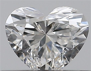 Picture of Natural Diamond 0.31 Carats, Heart with  Cut, E Color, VS2 Clarity and Certified by GIA