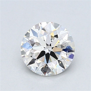 Picture of Natural Diamond 0.80 Carats, Round with Excellent Cut, I Color, VS1 Clarity and Certified by GIA