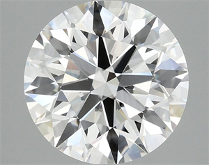 Picture of Lab Grown Diamond 3.03 Carats, Round with Excellent Cut, F Color, VVS2 Clarity and Certified by IGI