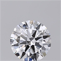 Lab Grown Diamond 1.02 Carats, Round with Ideal Cut, D Color, VVS2 Clarity and Certified by IGI