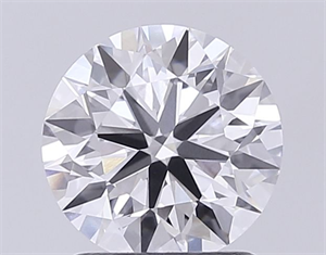 Picture of Lab Grown Diamond 1.53 Carats, Round with Ideal Cut, D Color, IF Clarity and Certified by IGI