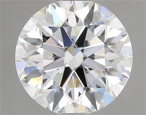 Picture of Lab Grown Diamond 1.52 Carats, Round with Excellent Cut, D Color, VS1 Clarity and Certified by IGI