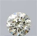 Natural Diamond 0.41 Carats, Round with Very Good Cut, N Color, VS1 Clarity and Certified by GIA