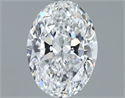 Diamante Natural 0.80 quilates, Ovalado , Color E, claridad VS2 y certificado GIA